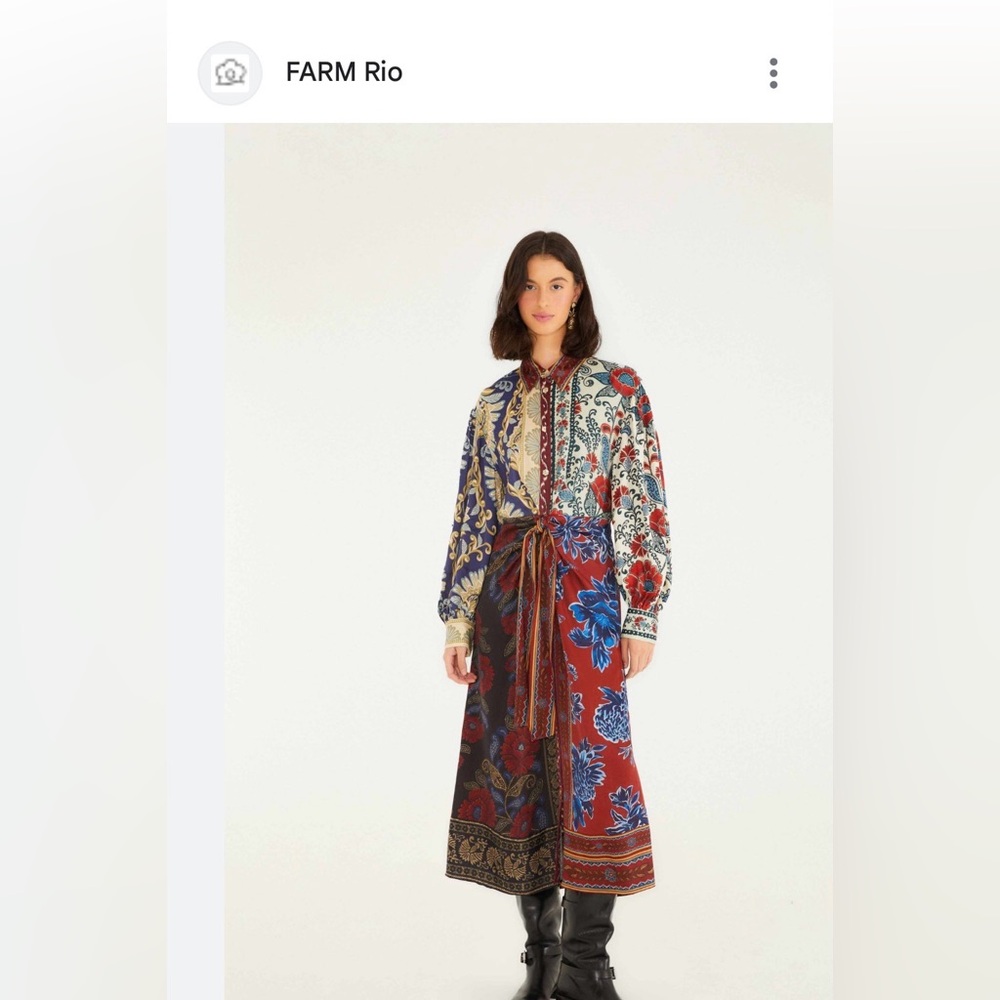 FARM Rio Multicolor Bohemian Dress